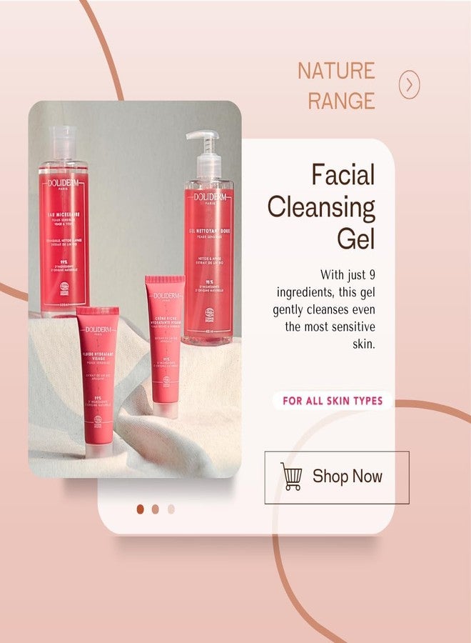 Doliderm cleansing gel | gentle daily face wash for all skin types, removes impurities and hydrates - Image 3